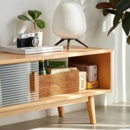 Rackhams Karah TV Stand, Glass Door - thumbnail 3