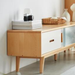 Rackhams Karah TV Stand, Glass Door - thumbnail 4