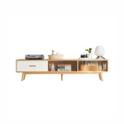 Rackhams Karah TV Stand, Glass Door - thumbnail 2