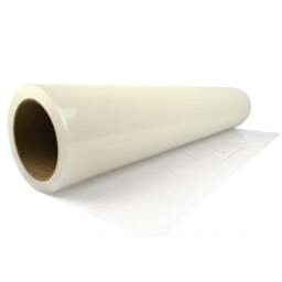 Rackhams 100M Self Adhesive Carpet Floor Protector Roll Dust Protection Cover Film - Clear - Plastic