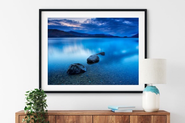 Rackhams Derwentwater Stones - Framed Print 20 x 16 inch - image 1