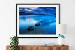Rackhams Derwentwater Stones - Framed Print 20 x 16 inch