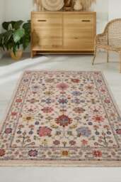 Rackhams Nomad Floral Persian-Style Rug - 80X150 cm - thumbnail 4