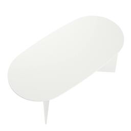 Rackhams Family Dining table 100x200cm in White - L 200 X H 76 X D 100cm - Manufactured Wood - W 200 X D 100cm - thumbnail 6