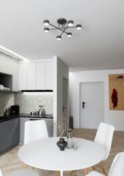 Rackhams HALO Ceiling lamp 6 x GX53 Black - thumbnail 3