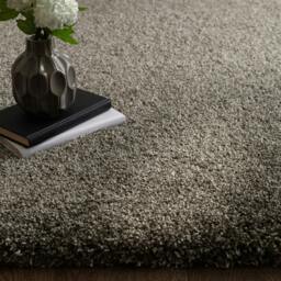 Rackhams Atlas Gunmetal Shaggy Rug - 160x230cm - thumbnail 3