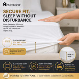 Rackhams Single Luxury Fleece Electric Blanket With Digital Control, 9 Heat Settings and Timer Setting - thumbnail 4