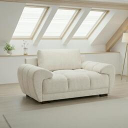 Rackhams Zura Plush Velvet Large Armchair - Cream, Grey or Mocha - Cream - thumbnail 4