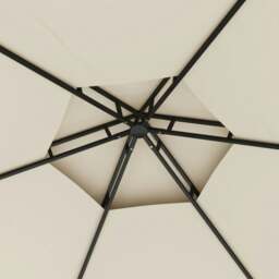 Rackhams Gazebo with Sidewalls 3.1x2.7 m Cream - Fabric (100% polyester with PA coating), steel - Cream - thumbnail 5