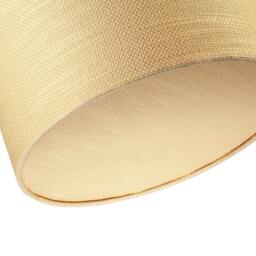 Rackhams Sunlight Yellow Textured Linen Pendant Lighting Shade with Diffuser - thumbnail 6