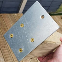 Rackhams Heavy Duty Timber Pergola - Complete DIY Kit - Treated Tanalised Redwood. - 3m - 3m - 2.7m (Without Base Plates) - thumbnail 5