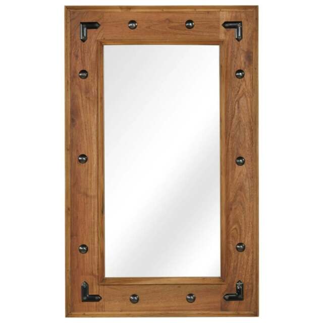 Rackhams Mirror Solid Acacia Wood 50x80 cm