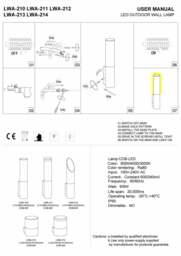 Rackhams 9 Watt LED Black Outside Wall Mount Light - thumbnail 5