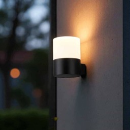 Rackhams 9 Watt LED Black Outside Wall Mount Light - thumbnail 3