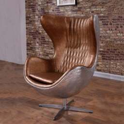 Rackhams Fawkes Aviator Office Chair, Aluminium Shell - Union Jack (Customization Please Contact Us) - thumbnail 2