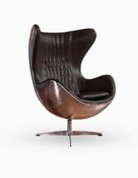 Rackhams Fawkes Aviator Office Chair, Aluminium Shell - Union Jack (Customization Please Contact Us) - thumbnail 6