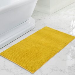 Rackhams Shaggy Noodle Bathmat Antislip - Pink - thumbnail 2