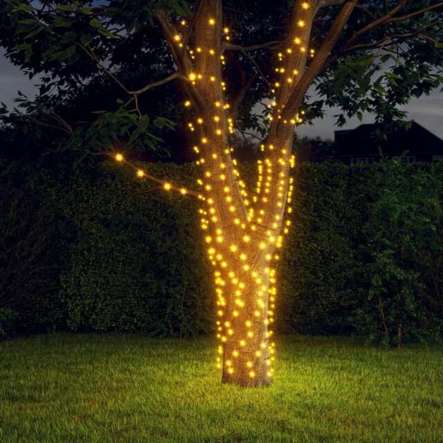 Rackhams Solar Fairy Lights 5 pcs 5x200 LED Warm White Indoor Outdoor