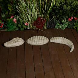 Rackhams Crocodile Stone Cast Garden Ornament - thumbnail 6