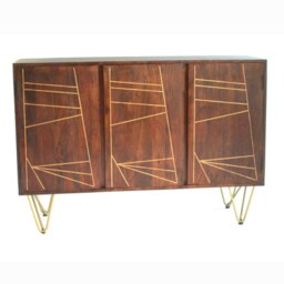 Rackhams Large Sideboard with 3 Doors Bishop Dark Mango - Wood - 1 - thumbnail 3