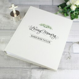 Rackhams Personalised In Loving Memory Traditional Photo Album - thumbnail 4