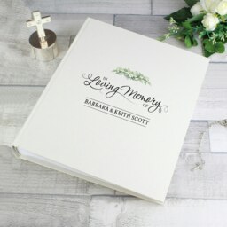 Rackhams Personalised In Loving Memory Traditional Photo Album