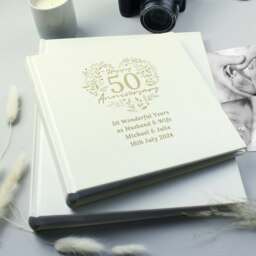 Rackhams Personalised 50th Golden Wedding Anniversary Photo Album