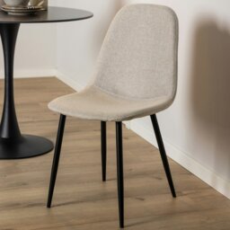 Rackhams Celia Dining Chair in Beige Set of 4 - 1 - thumbnail 5