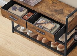 Rackhams Entryway Hall Tree with Shoe Bench and Storage - thumbnail 5