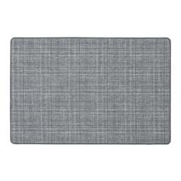 Rackhams Elegance Machine Washable Indoor Mat, 50x75cm, Grey - thumbnail 2