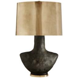 Rackhams Armato Small Table Lamp - Signature Collection - Stained Black Metallic - thumbnail 4