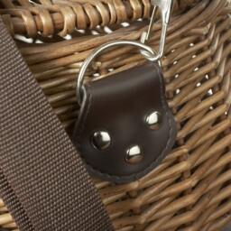 Rackhams Double Steamed Fishing Tackle Creel Wicker Basket - thumbnail 2