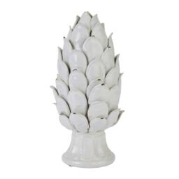 Rackhams Chianti Artichoke Ornament - White - 36cm x 19cm x 3.2mm - White - 100% Mixed - thumbnail 4