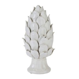 Rackhams Chianti Artichoke Ornament - White - 36cm x 19cm x 3.2mm - White - 100% Mixed - thumbnail 3