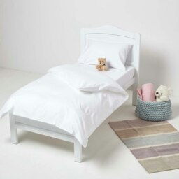Rackhams Cotton Fitted Cot Sheets 200 Thread Count, 2 Pack - Grey - thumbnail 3