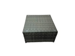 Rackhams Rattan Garden Outdoor Furniture Set 9 Seater Garden Sofa Coffee Table Sets with Chair 2 Big Footstools Dark Grey Mixed - thumbnail 6
