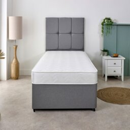 Rackhams Hybrid Memory Foam & Coil Spring Mattress - Soft/Medium Comfort, Cooltouch+ - White - 1 - European Small Single Mattress (80cm x 200cm) - thumbnail 4