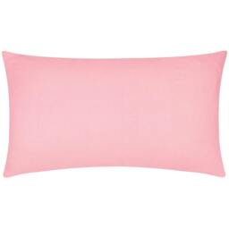 Rackhams Sunday Embroidered Cushion Cover - Pink - 50cm x 30cm - Pink - 100% Cotton - thumbnail 2