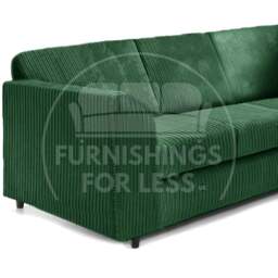 Rackhams Ferguson Full Jumbo Cord 5 Seater 2 Corner 2 Sofa Full Back - Cream - thumbnail 4