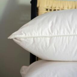 Rackhams 100% Canadian Goose Down Pillows - Medium/Firm - Standard - Pair - thumbnail 4