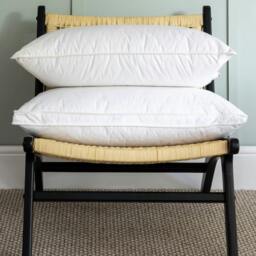 Rackhams 100% Canadian Goose Down Pillows - Medium/Firm - Standard - Pair - thumbnail 1