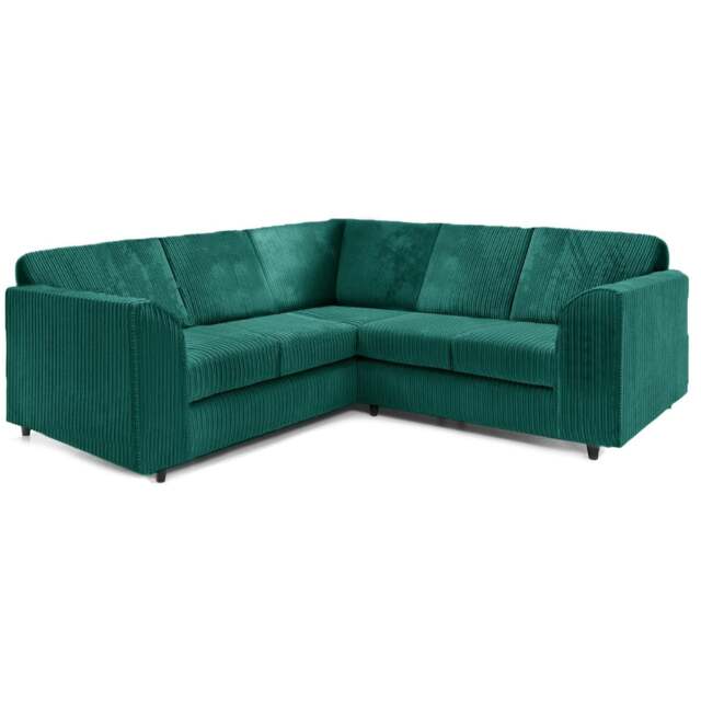 Rackhams Ferguson Full Jumbo Cord 5 Seater 2 Corner 2 Sofa Full Back - Teal