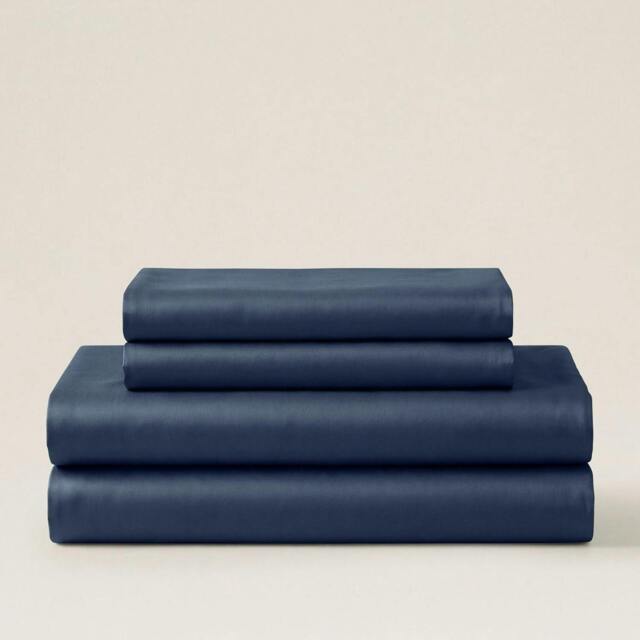 Rackhams Sateen Essentials Bedding Set - Navy - King - Standard - image 1