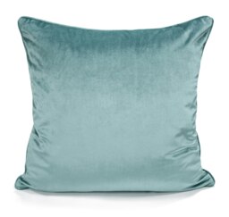Rackhams Luxury Plain Matte Velvet Cushion - 56cm x 56cm - Black - thumbnail 2