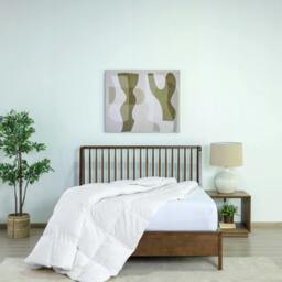 Rackhams Naturals Duck Feather & Down Summer Duvet - 4.5 Tog - Single - White - Cotton - thumbnail 5
