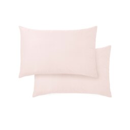 Rackhams 400 Thread Count Cotton Sateen Standard Pillowcase Pair - Pink - 50x75cm (x2) - thumbnail 5