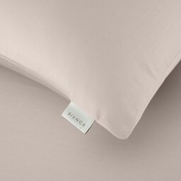 Rackhams 400 Thread Count Cotton Sateen Standard Pillowcase Pair - Pink - 50x75cm (x2) - thumbnail 3