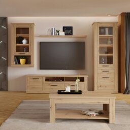 Rackhams Corona 2 Drawer 1 Door TV Unit in Artisan Oak - 1 - thumbnail 6