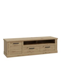 Rackhams Corona 2 Drawer 1 Door TV Unit in Artisan Oak - 1