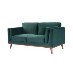 Rackhams Mickey 2 Seat Sofa - Emerald Green - Emerald Green - thumbnail 2